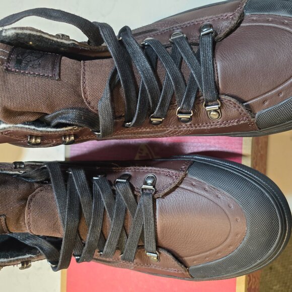 Vans MTE SK8-Hi DR Waterproof Sneakers Chocolate/Black Casual Shoes SIZE 10 RARE - Picture 3 of 8